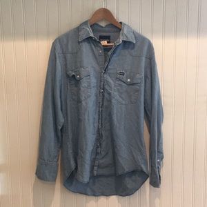 Wrangler cowboy cut work shirt